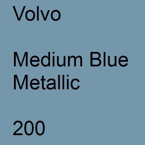 Volvo, Medium Blue Metallic, 200.